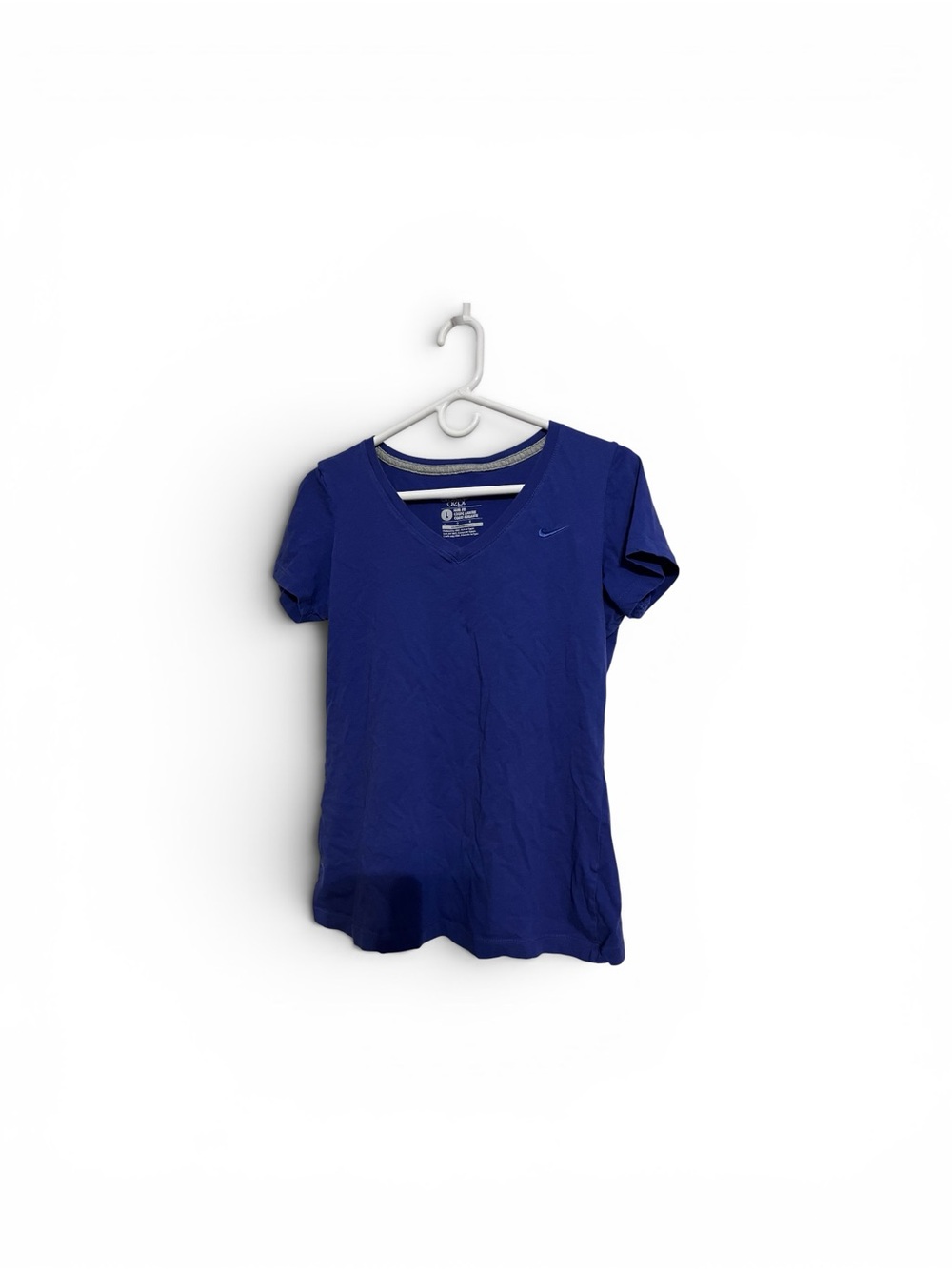 Nike Women's V-Neck Short Sleeve Tee - Blue